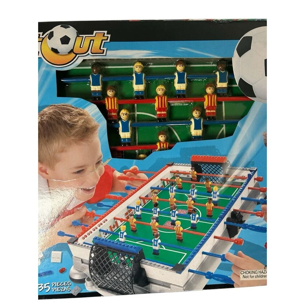 2001 MEGA BLOKS 335 PC SHOOTOUT SOCCER 9180 SET NEW IN BOX- VINTAGE- PLEASE READ